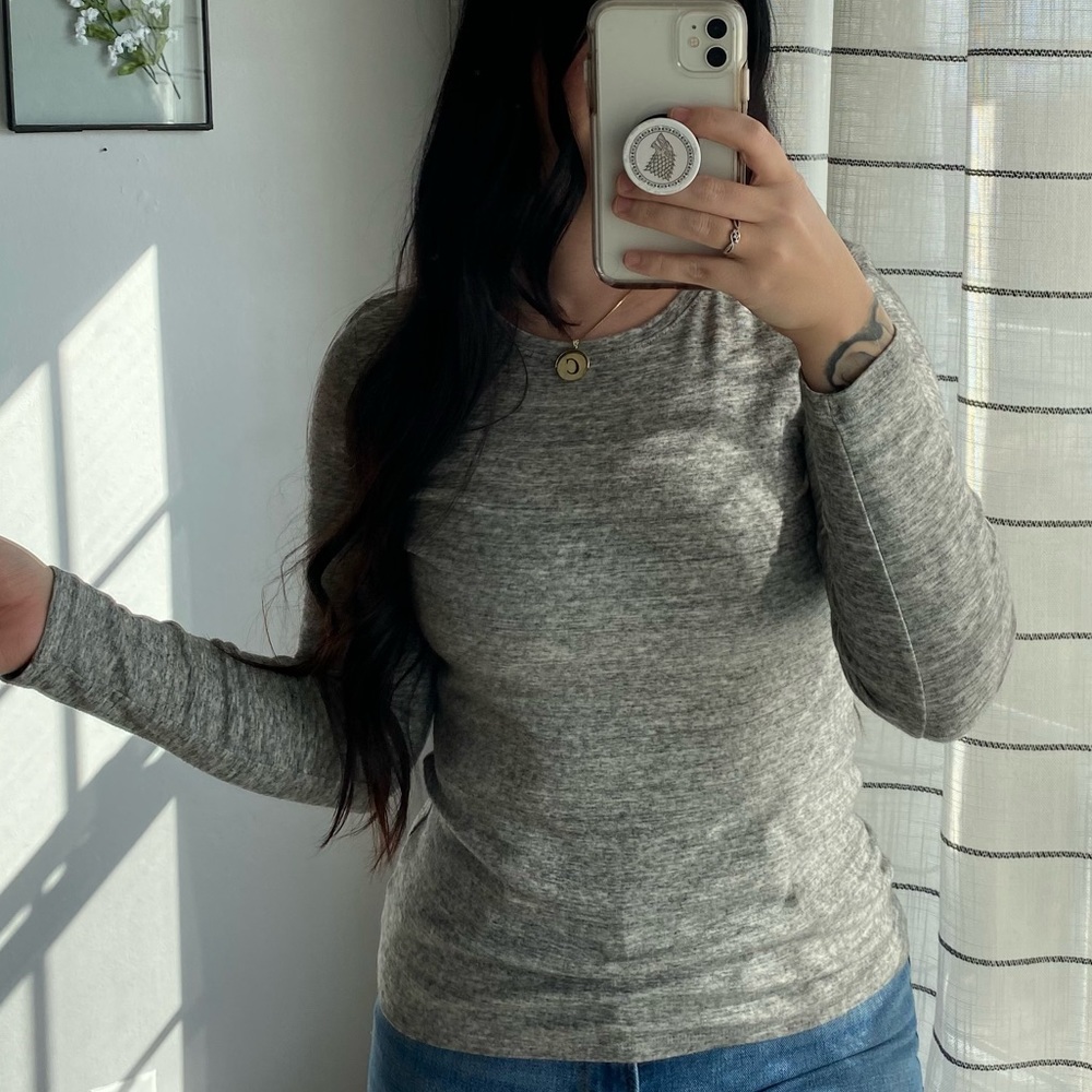 Heathered Gray Long Sleeve